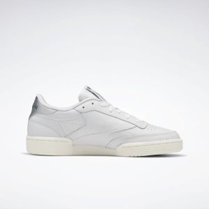 Adidasy Damskie Reebok Club C 85 Ciemny Zielone/Srebrne PL 53ORNQG